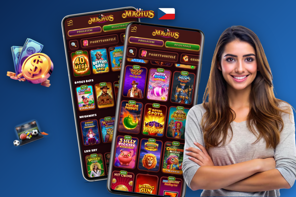 Dialog oprávnění Magius Casino aplikace pro notifikace a úložiště na Androidu