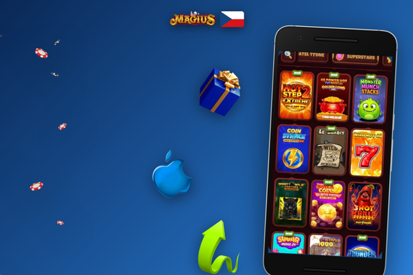 Hráč hodnotí Magius Casino mobilní aplikaci pěti hvězdičkami po přihlášení