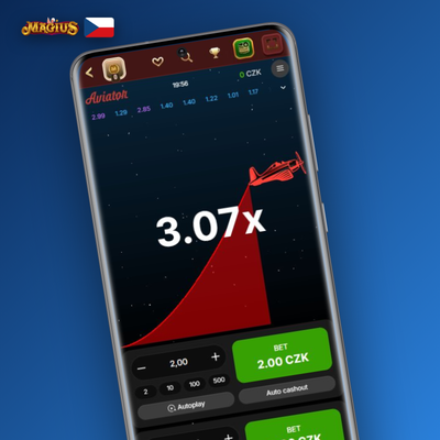 Magius Casino Aviator strategie dvojité sázky – dvě částky v CZK s různými cíli