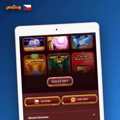 Bankovní převod v CZK jako bezpečná platební metoda v Magius Casino