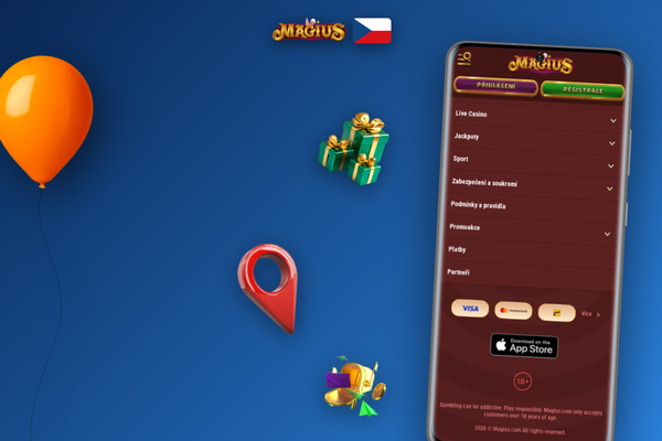 Mobilní krypto peněženka s QR kódem pro vklad Bitcoinu nebo Etherea v Magius Casino