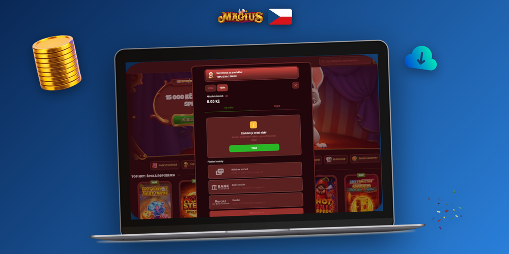 Zákaznická podpora Magius Casino pomáhá s výběrem výhry přes živý chat