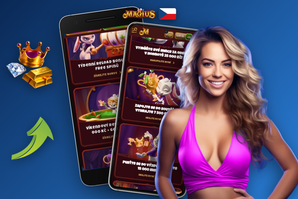 Formulář vkladu v pokladně Magius Casino s vyplněným promo kódem MAGICZ7